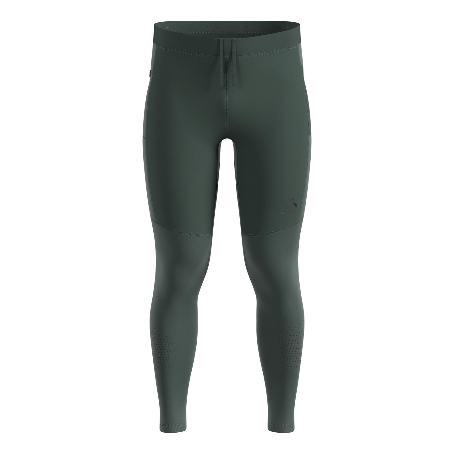 Odlo Zeroweight Warm Reflective Getry do biegania Mężczyźni - oliwka,