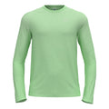 Essential Seamless Crew Neck Długi Rękaw Mężczyźni - mięta,