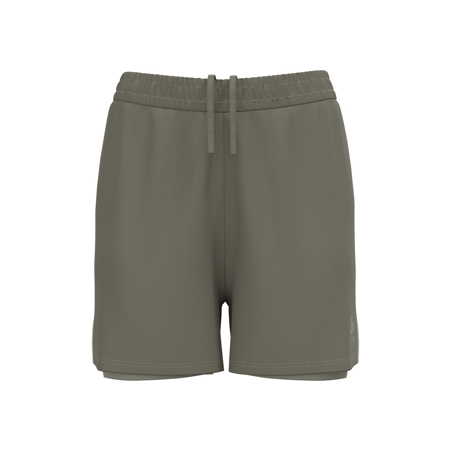 Odlo Essential 4in 2in1 Spodenki do biegania Kobiety - khaki,