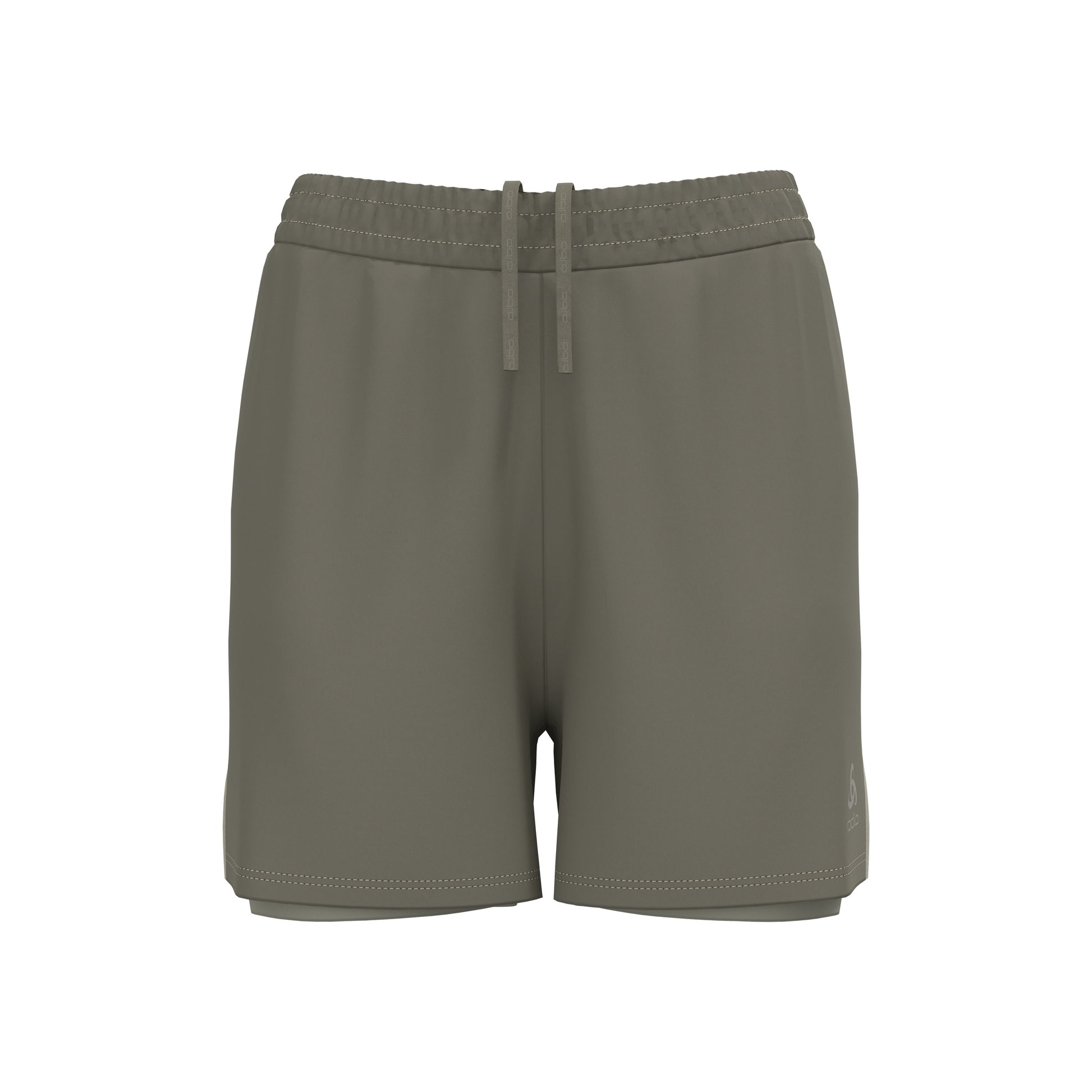 Odlo Essential 4in 2in1 Spodenki do biegania Kobiety - khaki,