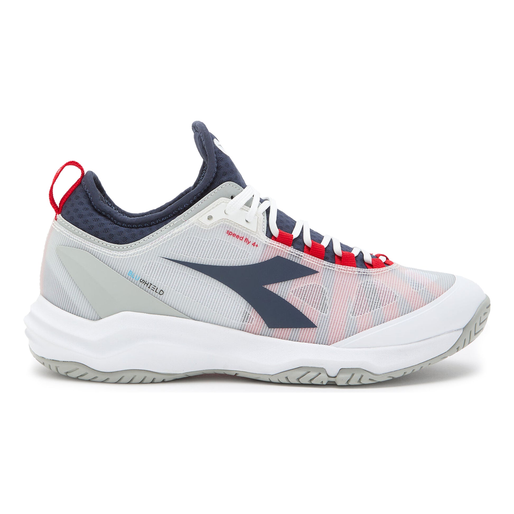Diadora Speed Blushield Fly 4+ buty do tenisa allcourt Mężczyźni - biały, niebieski