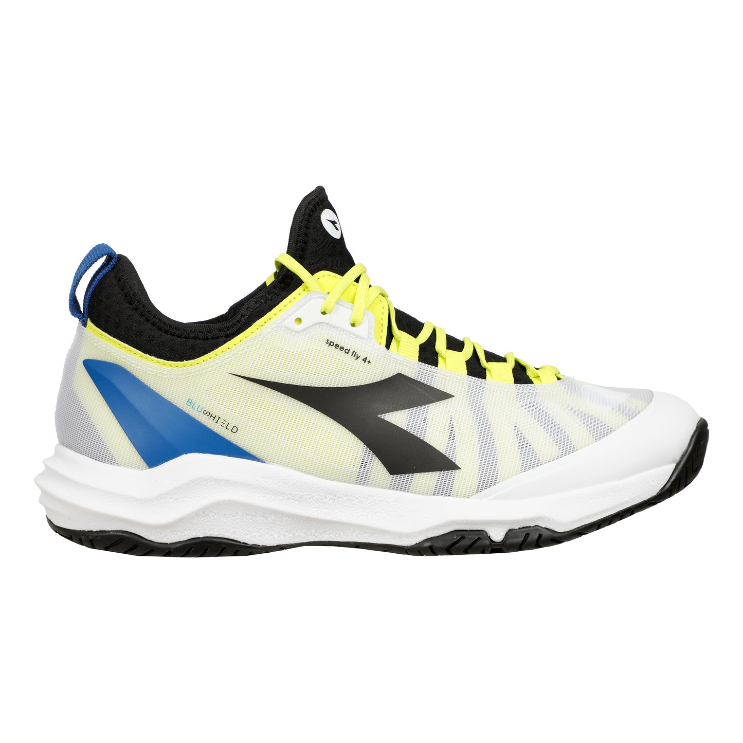 Diadora Speed Blushield Fly 4+ Buty Do Tenisa Allcourt Mężczyźni-Biały,Czarny