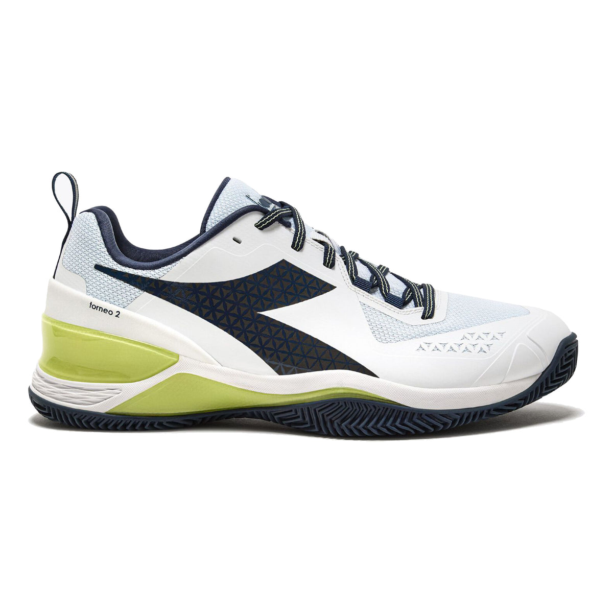 Diadora Blushield Torneo 2 Buty Do Tenisa Ziemnego Mężczyźni-Biały,Niebieski