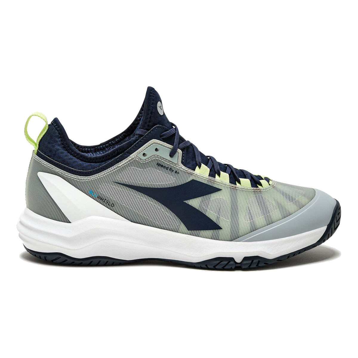 Diadora Speed Blushield Fly 4 + buty do tenisa allcourt Mężczyźni - szary, niebieski