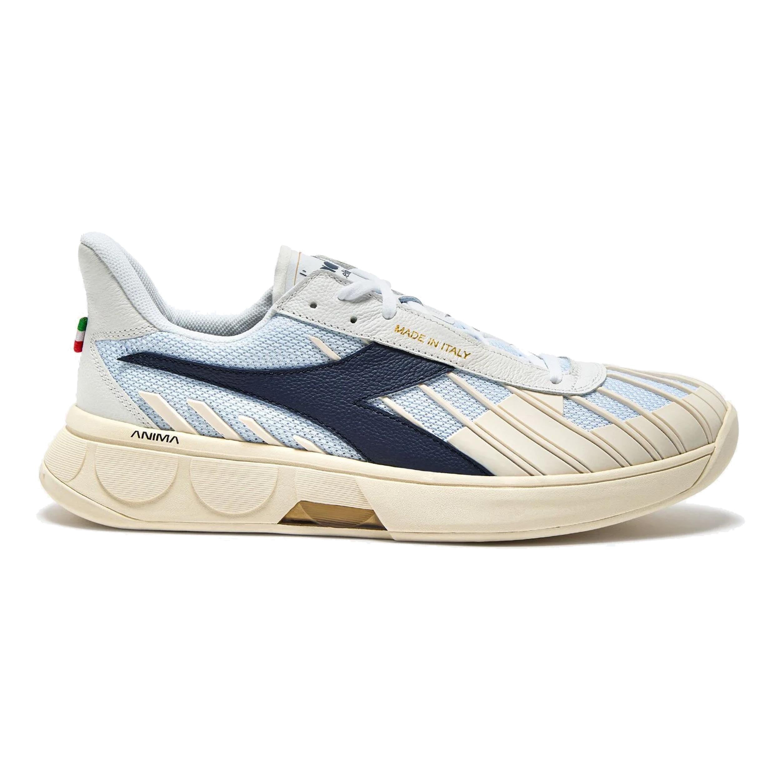 Diadora B. Elite Star Made In Italy Buty Do Tenisa Allcourt Mężczyźni-Biały,Niebieski