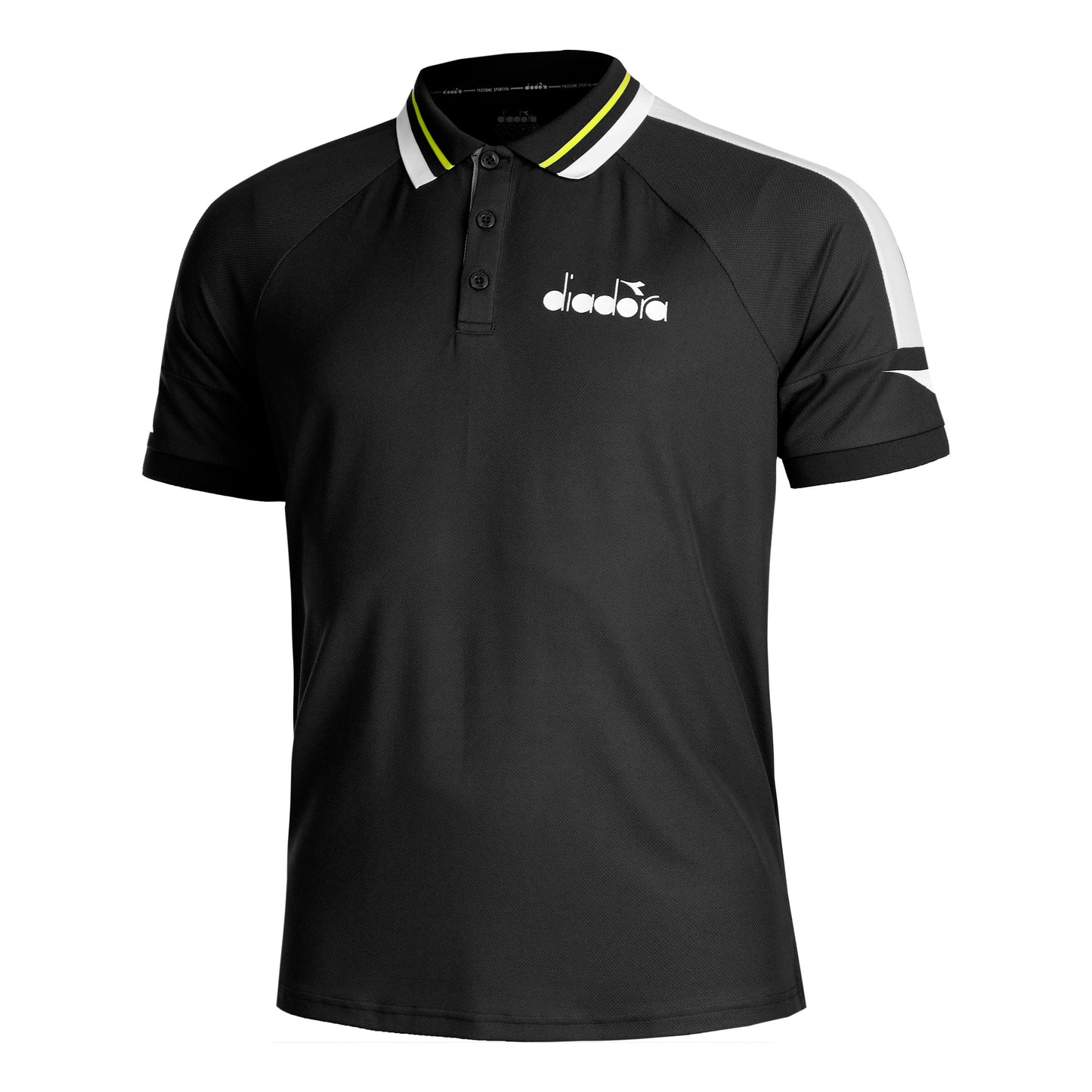 Diadora Icon Polo Mężczyźni - czarny,