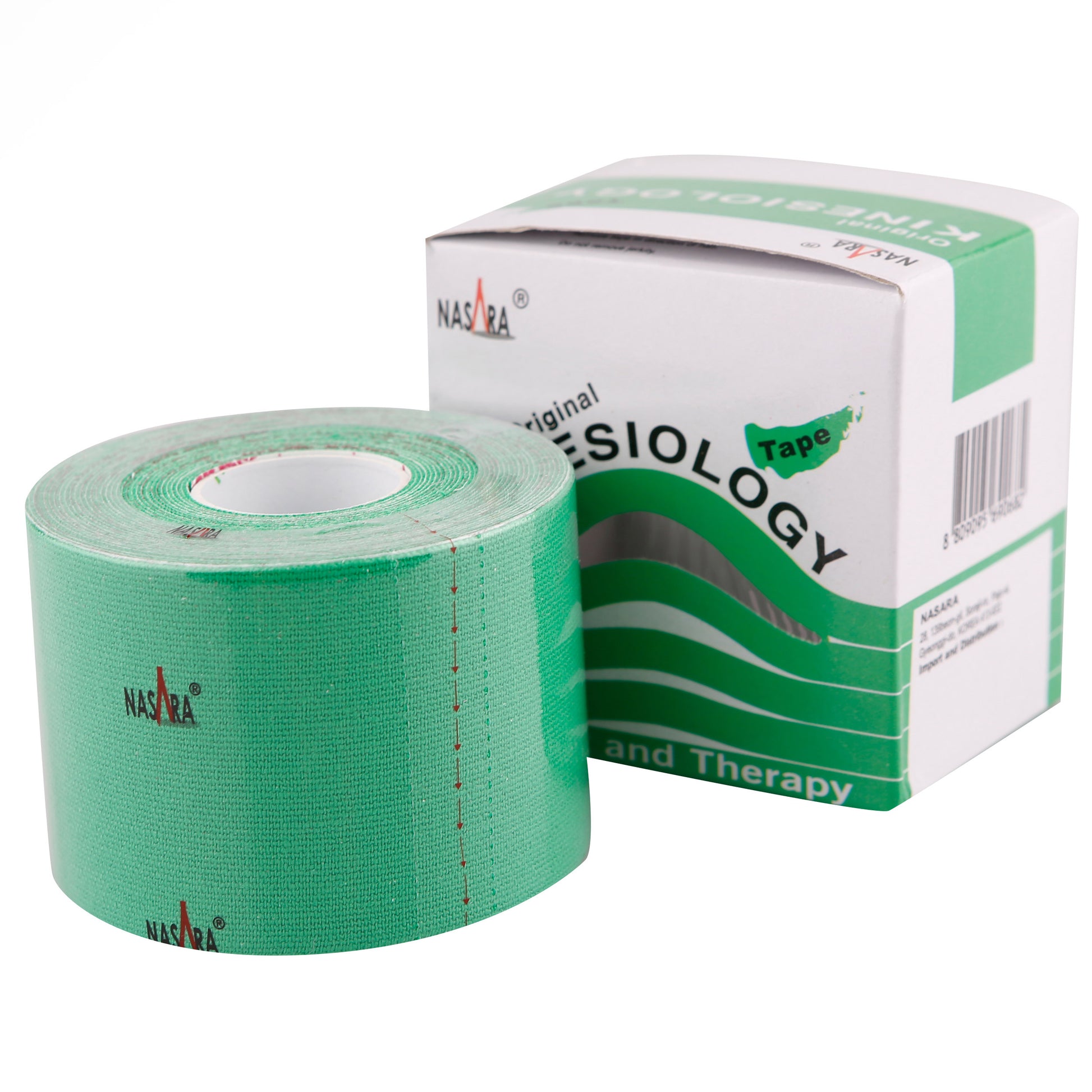 Nasara Kinesiologie Taśma 1 Rolka-Zieleń