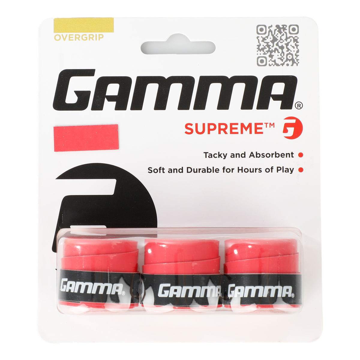 Gamma Supreme Opakowanie 3 Szt.-Czerwony
