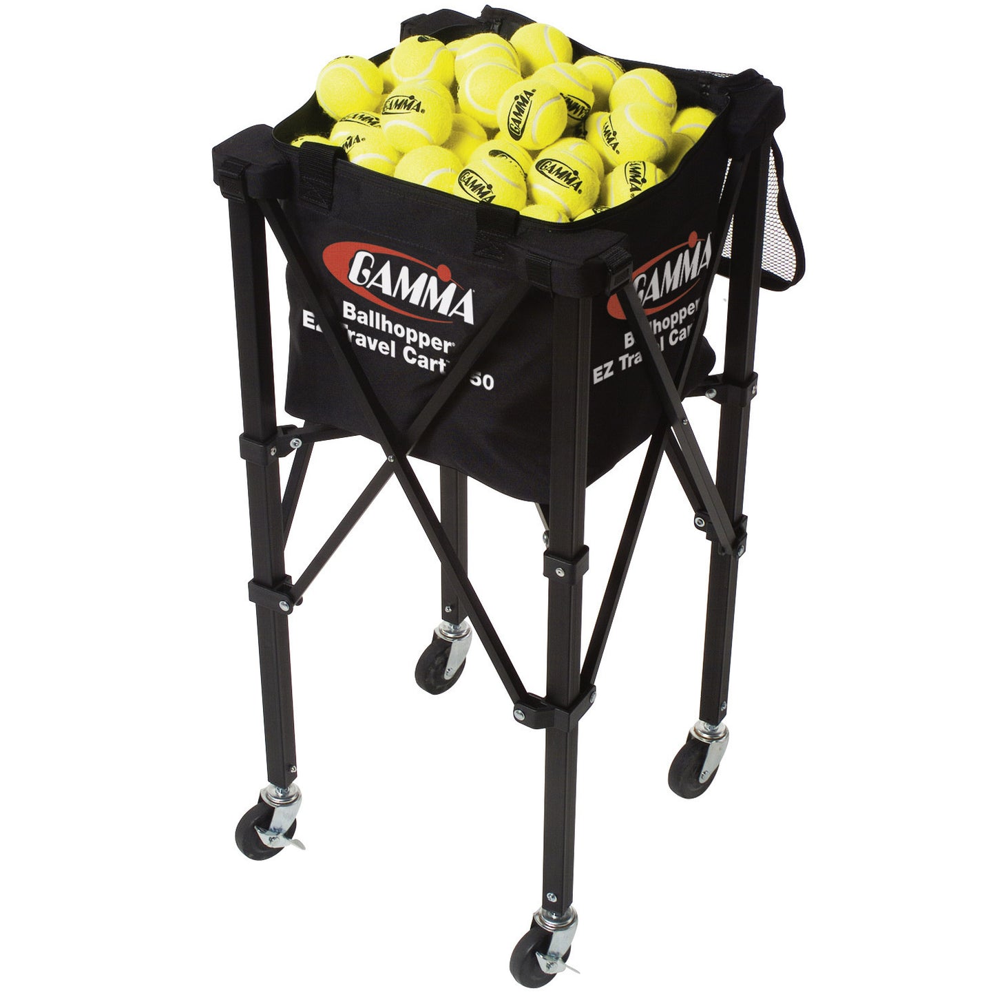 Gamma EZ Travel Cart 150 Wózek Na Piłki Z ROLKAMI-Czarny