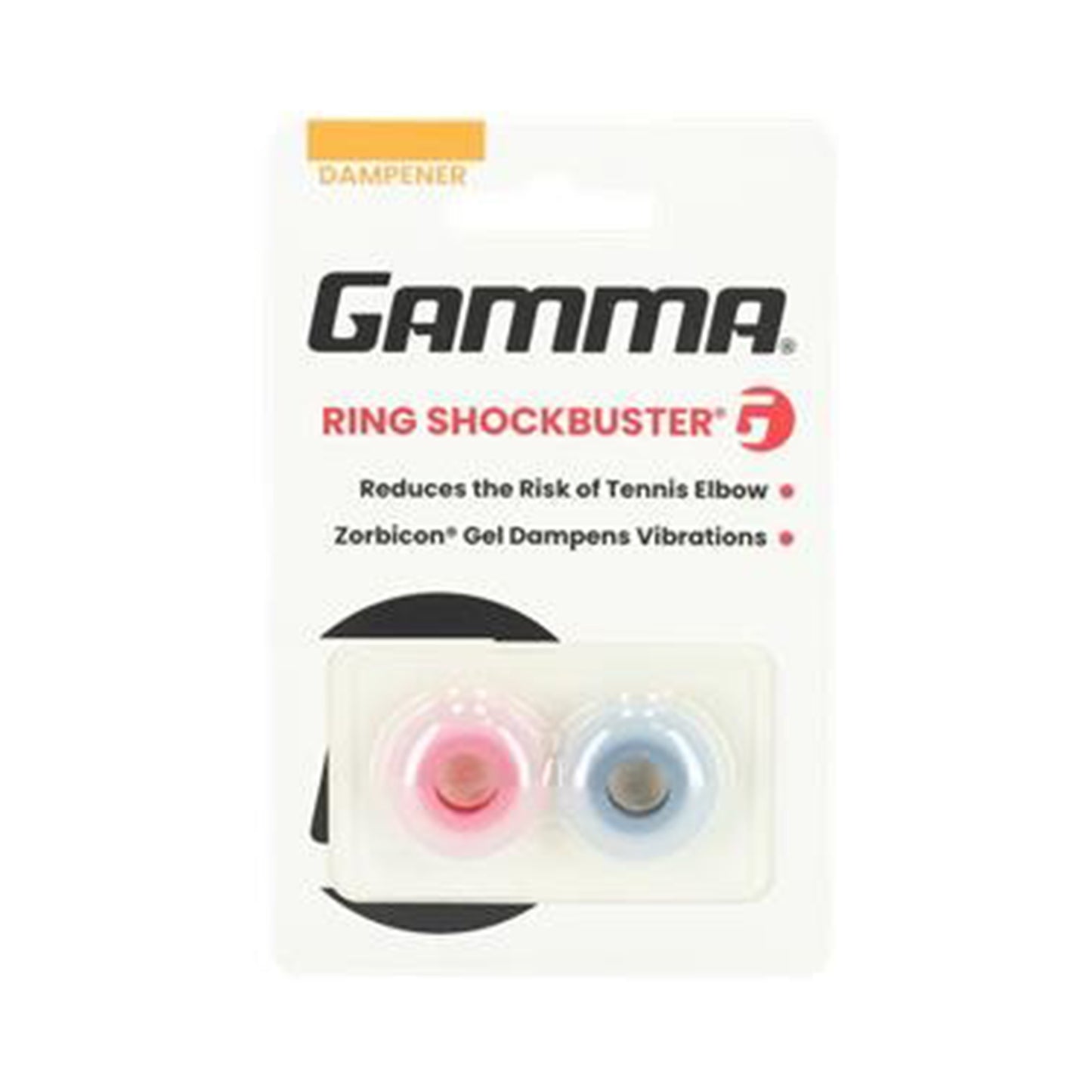 Gamma Ring Shockbuster Amortyzatory-czerwony,czarny