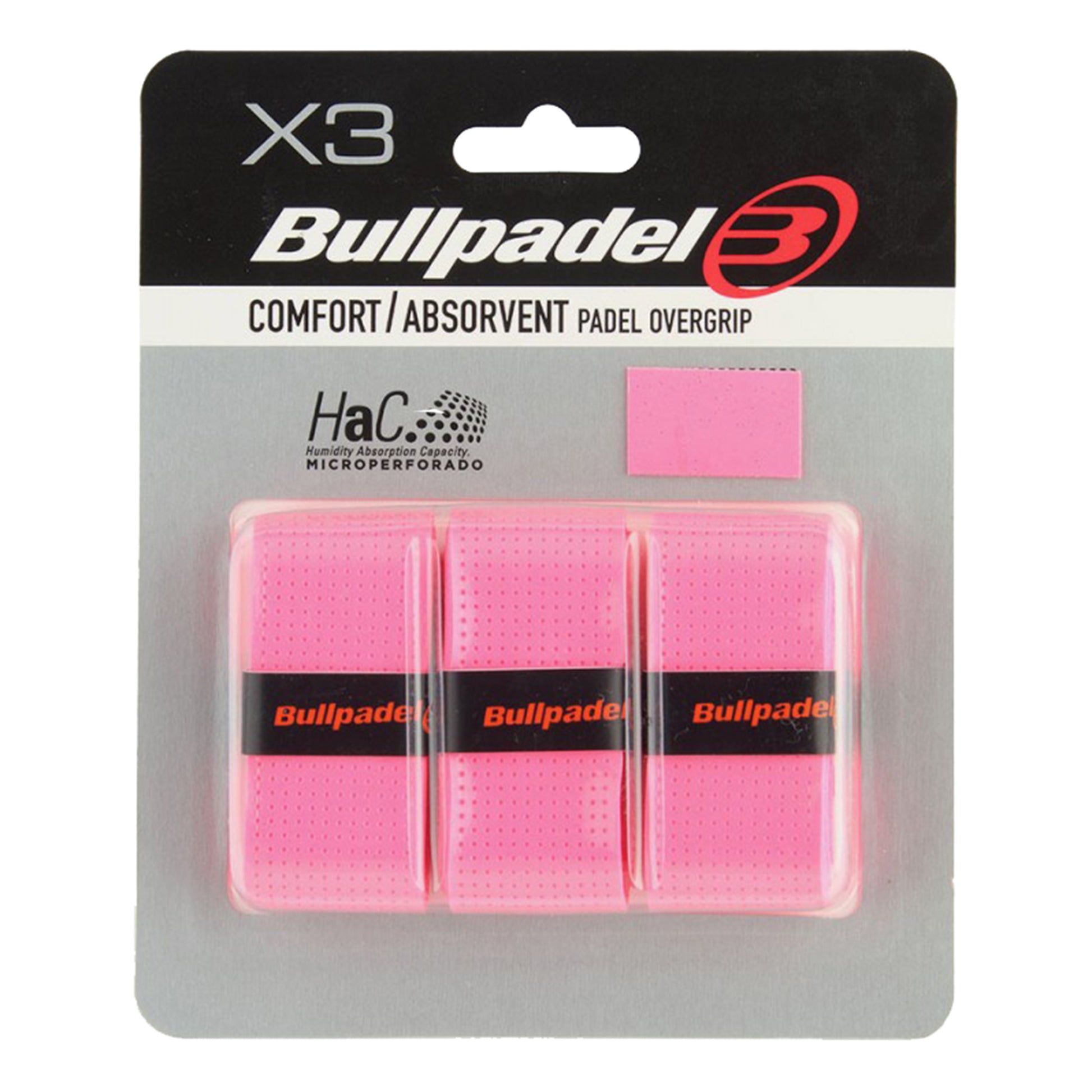 Bullpadel GB-1201 COMFORT ABSORBENT-Neonowy Róż