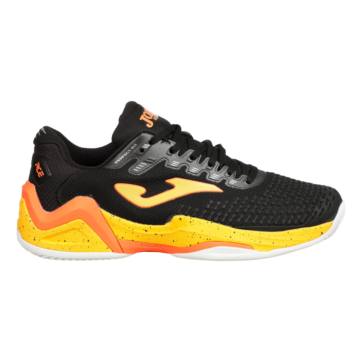 Joma Ace Clay buty do tenisa ziemnego Mężczyźni - czarny, pomarańczowy