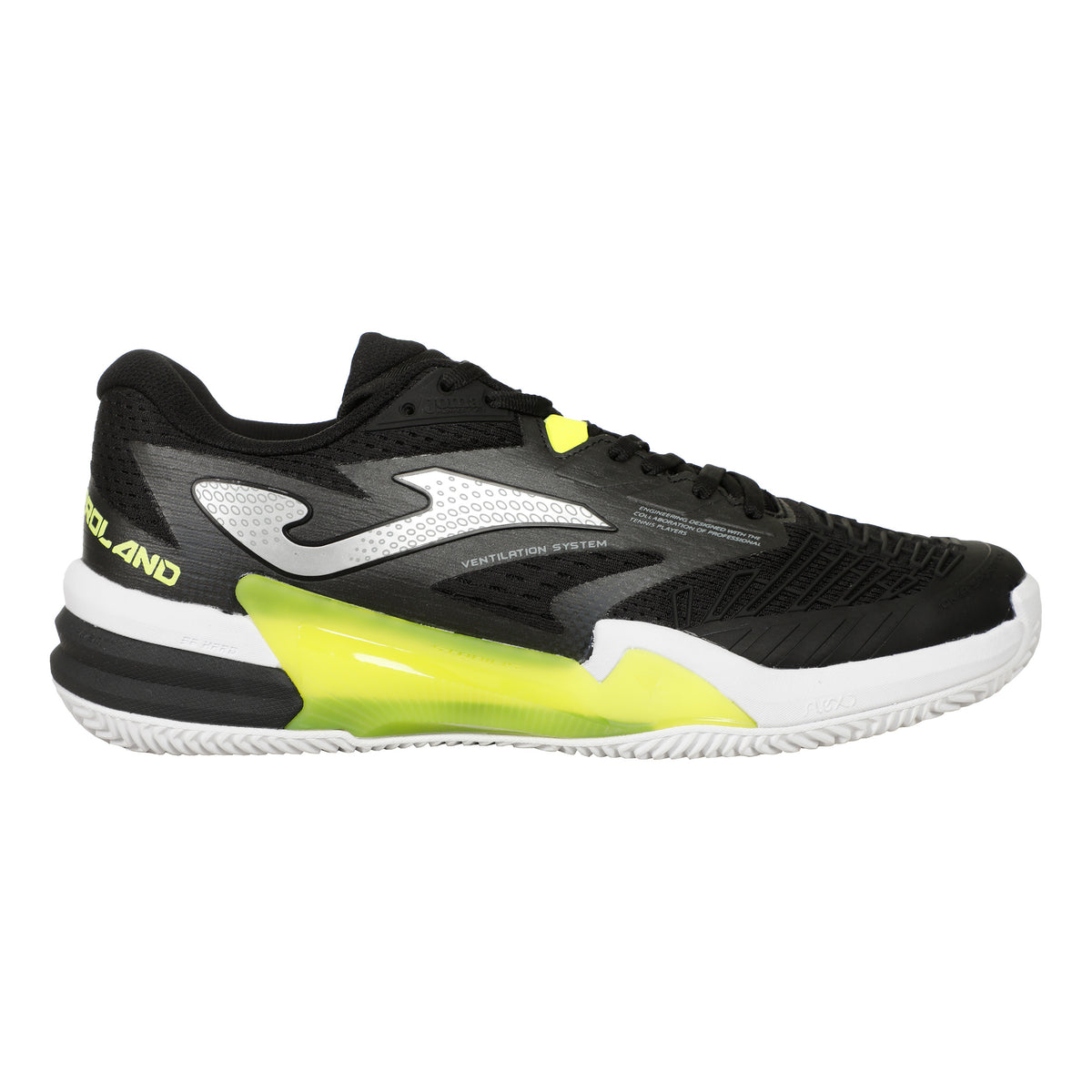Joma Roland Buty Do Tenisa Ziemnego Mężczyźni-Czarny