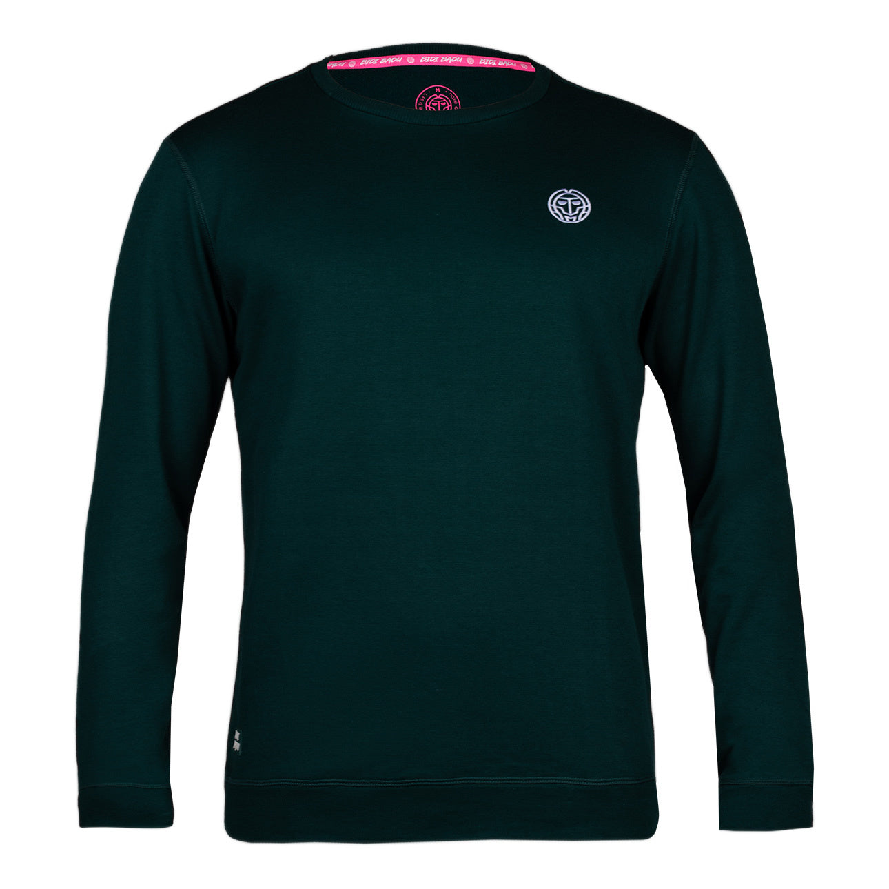 BIDI BADU Chaka Basic Crew Bluza Mężczyźni-Ciemnozielony