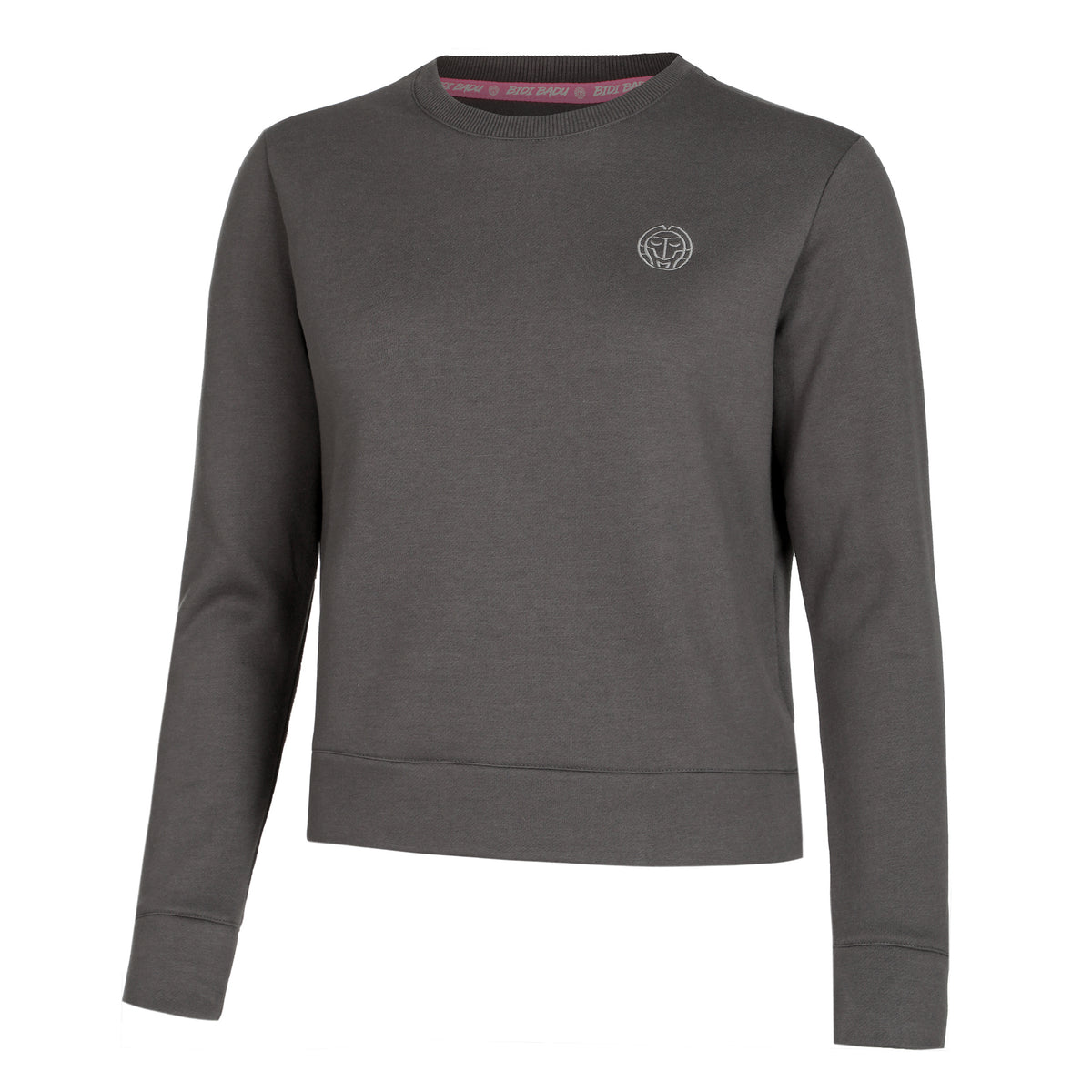 BIDI BADU Mirella Basic Crew Bluza Kobiety - ciemnoszary,