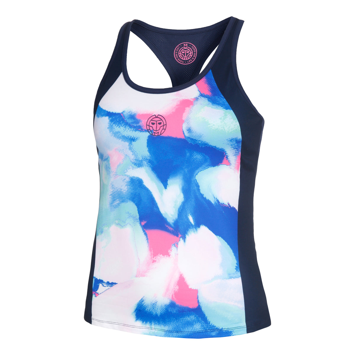 BIDI BADU Jua Tech Tank top Kobiety - ciemnoniebieski, wielokolorowy