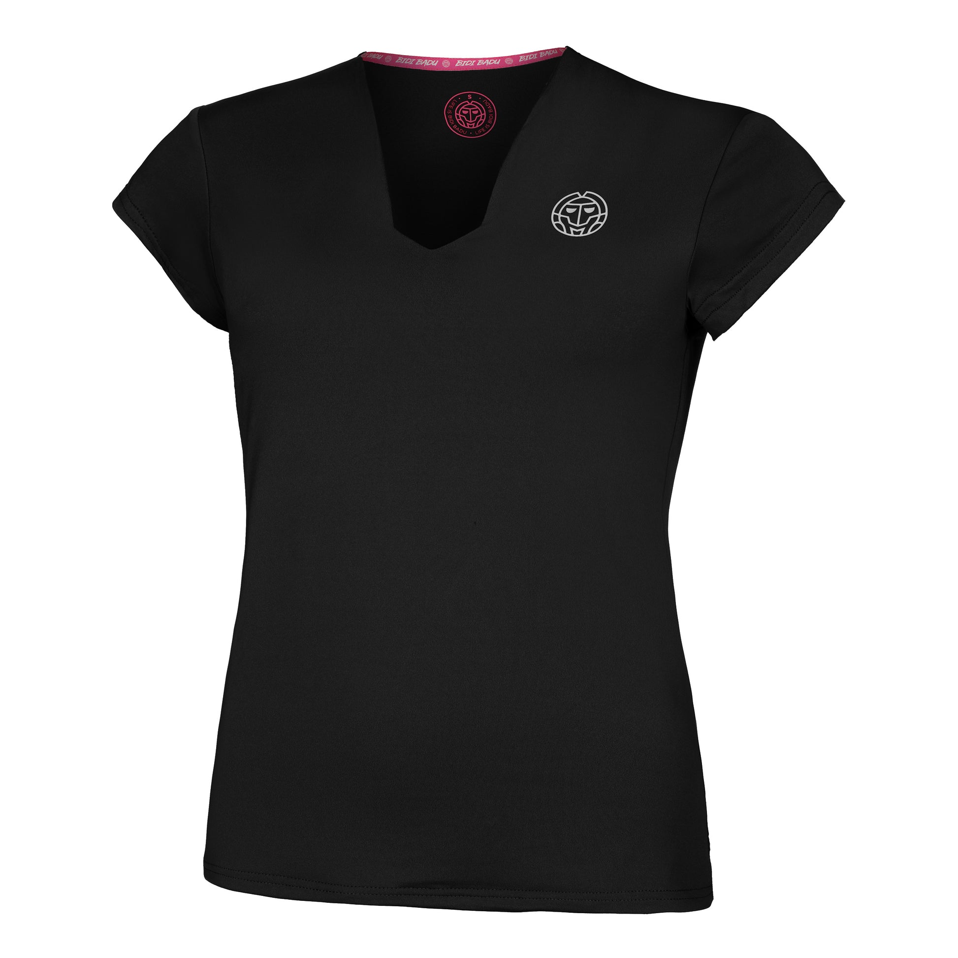 BIDI BADU Crew V-Neck Koszulka Kobiety-Czarny