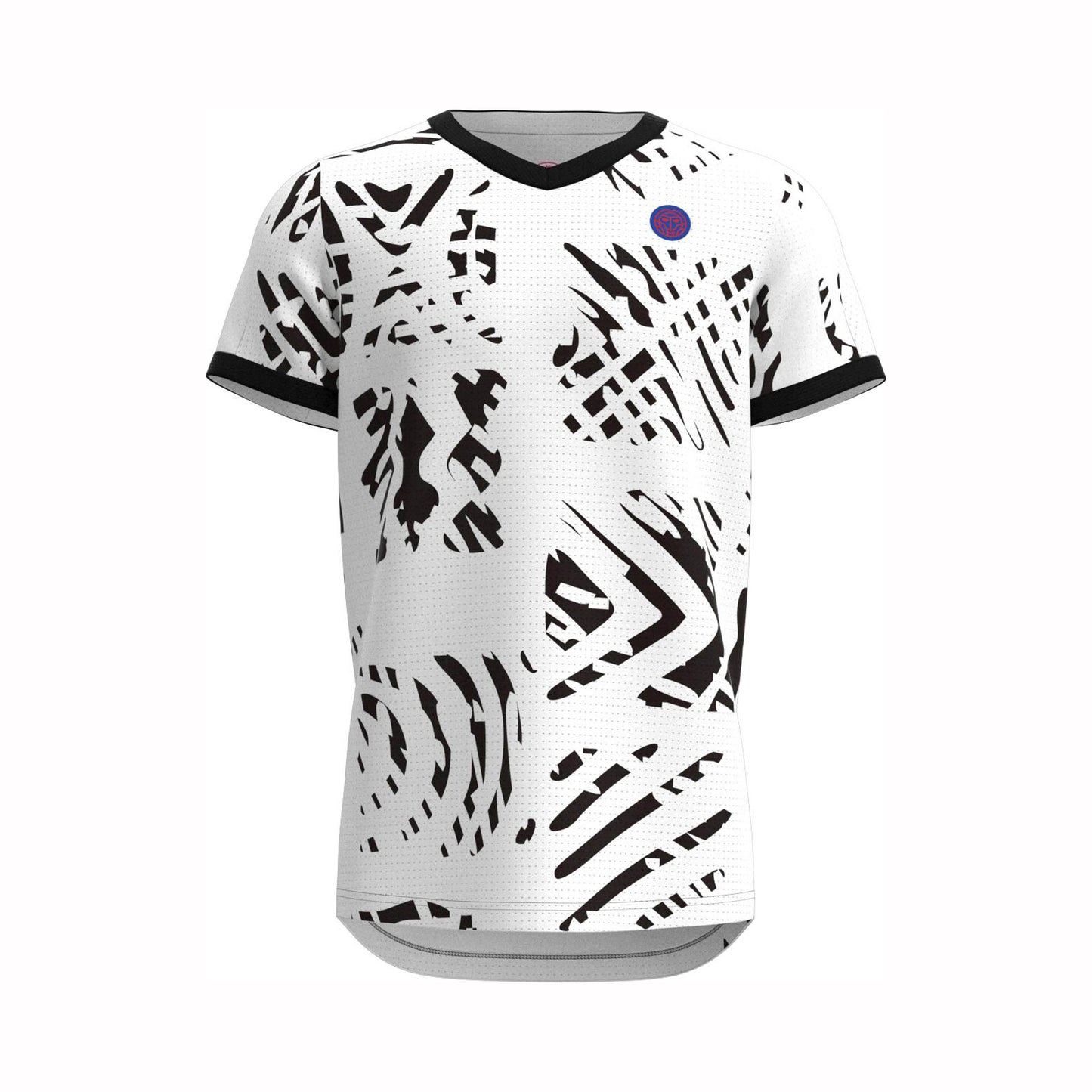 BIDI BADU Melbourne V-Neck Koszulka Chłopcy - biały, czarny
