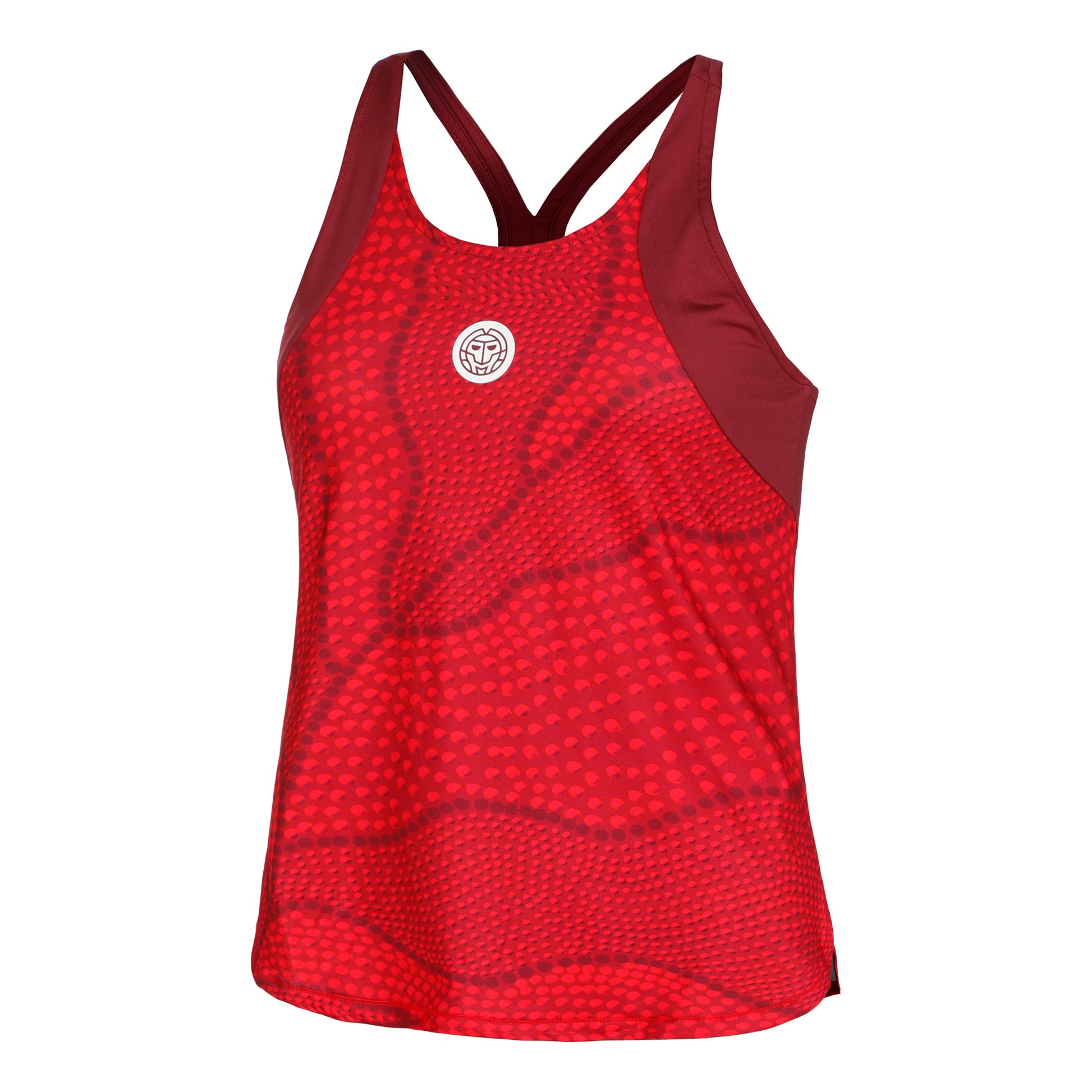 BIDI BADU Grafic Illumination Tank top Dziewczynki - ciemnoczerwony,