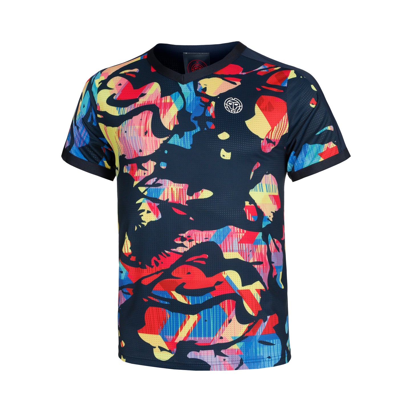 BIDI BADU Wild Arts V-Neck Koszulka Chłopcy - ciemnoniebieski, wielokolorowy