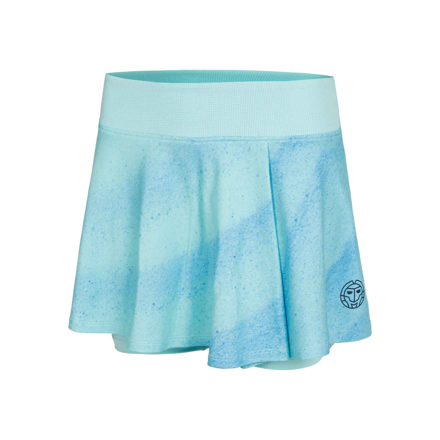 BIDI BADU Beach Spirit Printed Wavy Spódnica Kobiety-Turkus