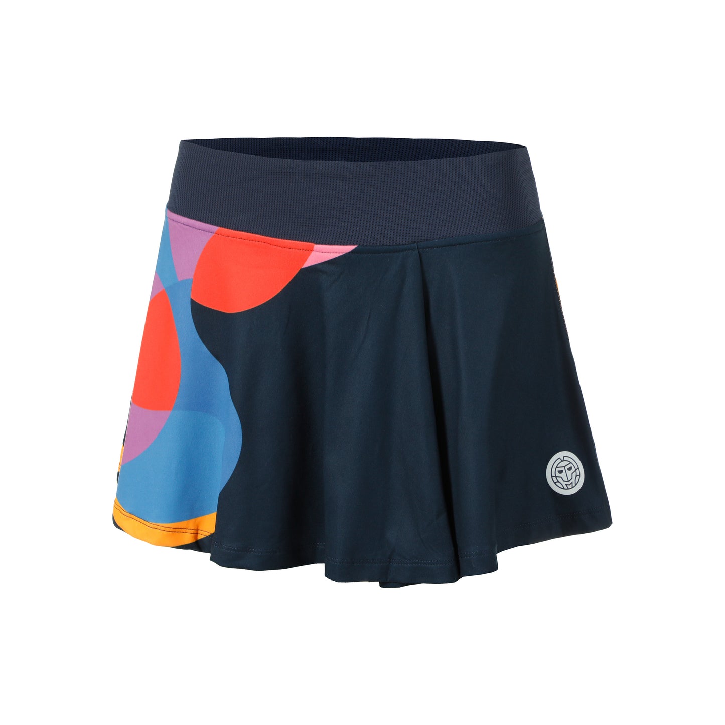 BIDI BADU Twiggy Printed Wavy Spódnica Kobiety-Ciemnoniebieski,Wielokolorowy