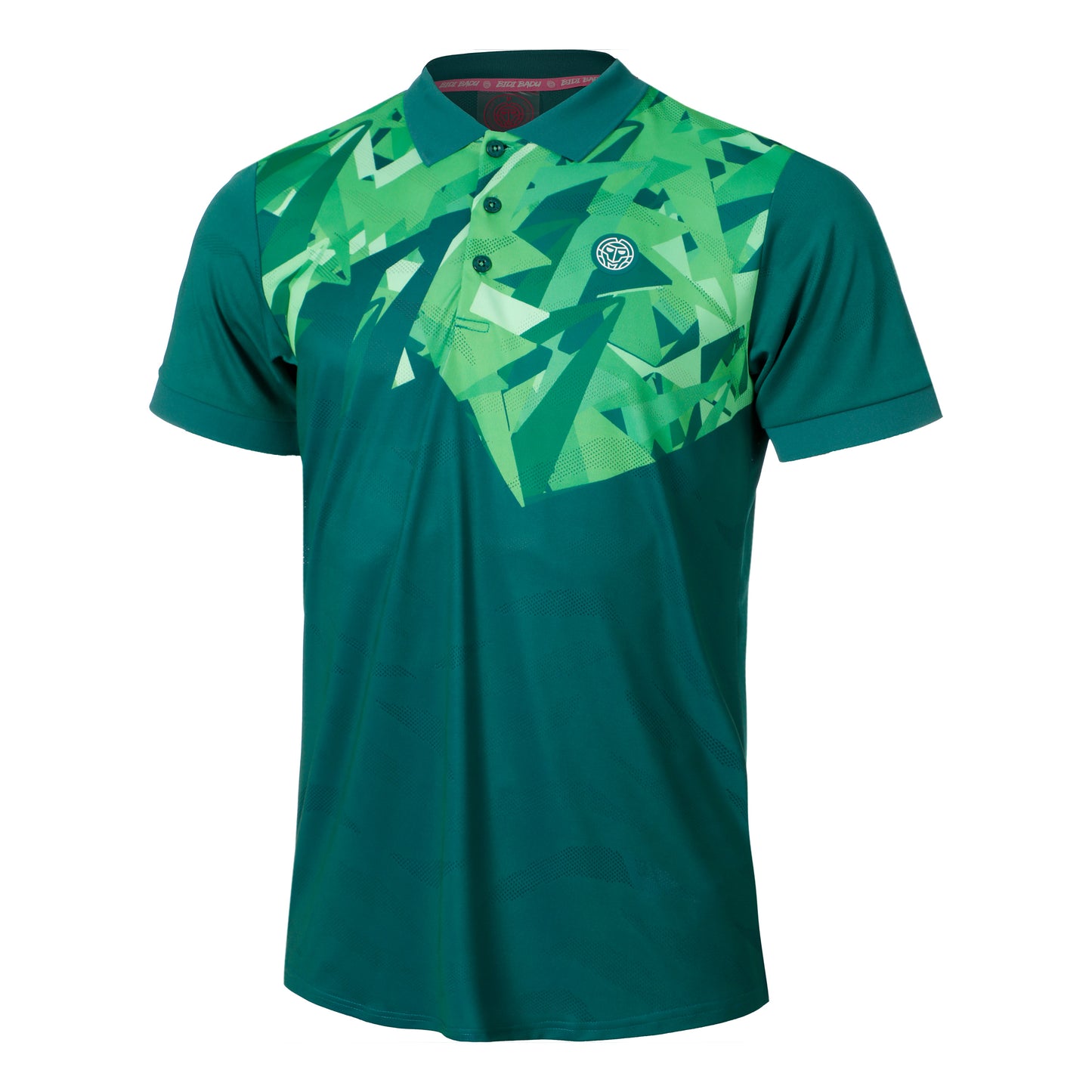 BIDI BADU Spike Polo Mężczyźni-Ciemnozielony,Zieleń