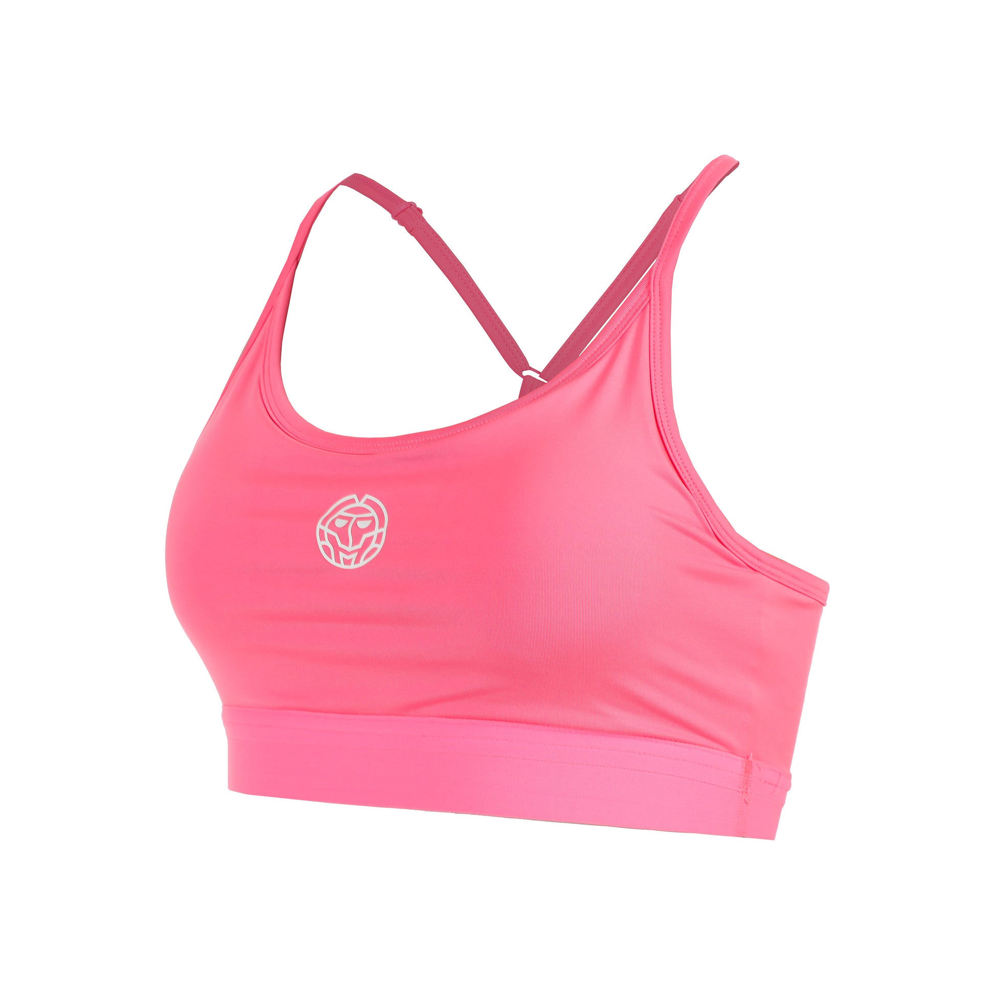 BIDI BADU Crew Low Support Strappy Stanik Sportowy Kobiety-Różowy