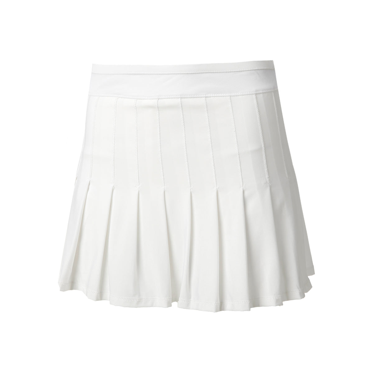 Lucky in Love Long Retro Pleated Spódnica Kobiety - biały,