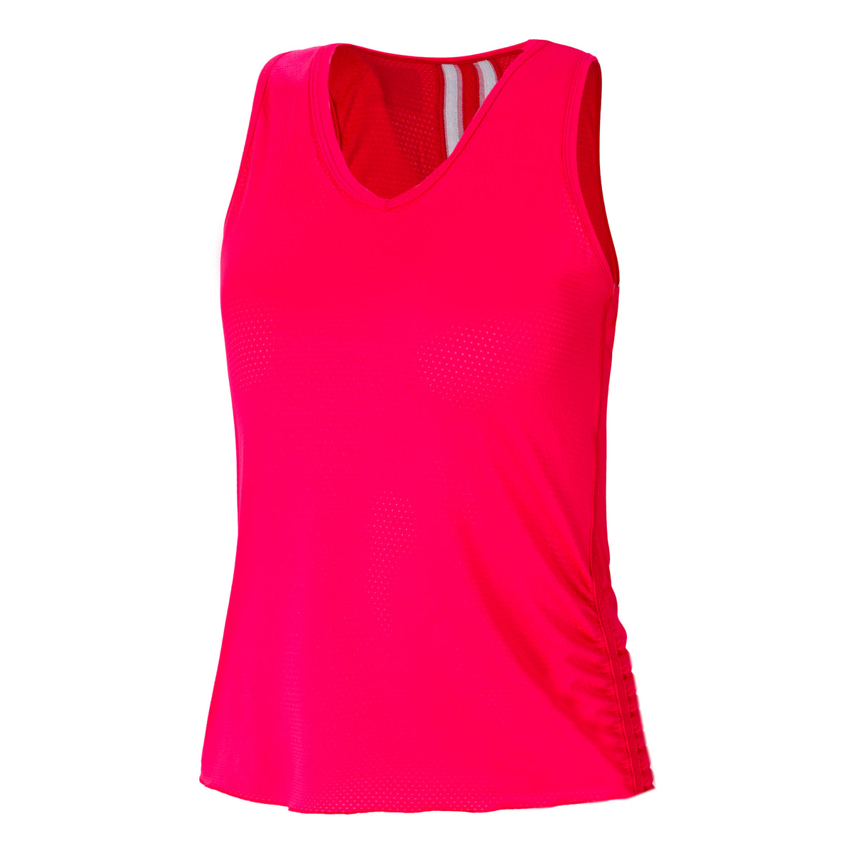 Lucky in Love Pindot V-Neck Tank top Kobiety - różowy, biały