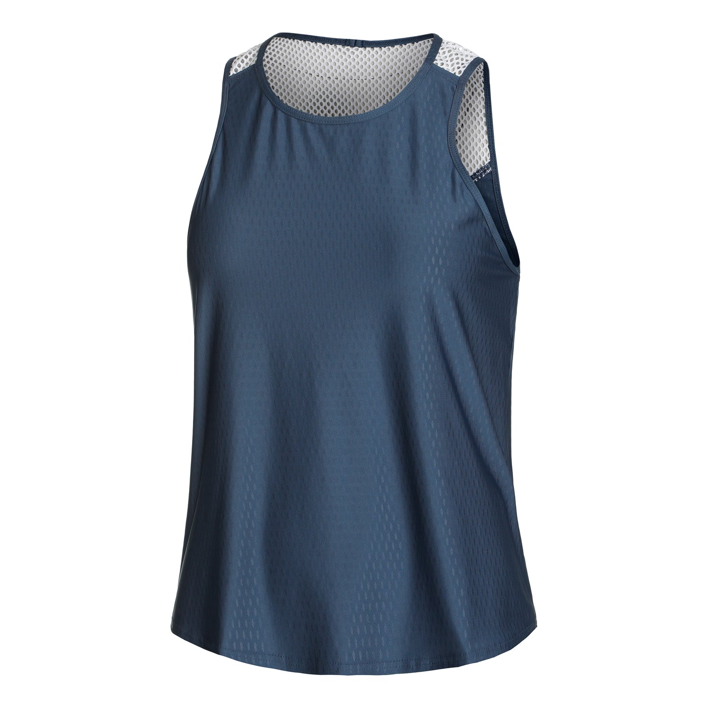 Lucky in Love Net It Be Tank Top Kobiety-Niebieski,Biały
