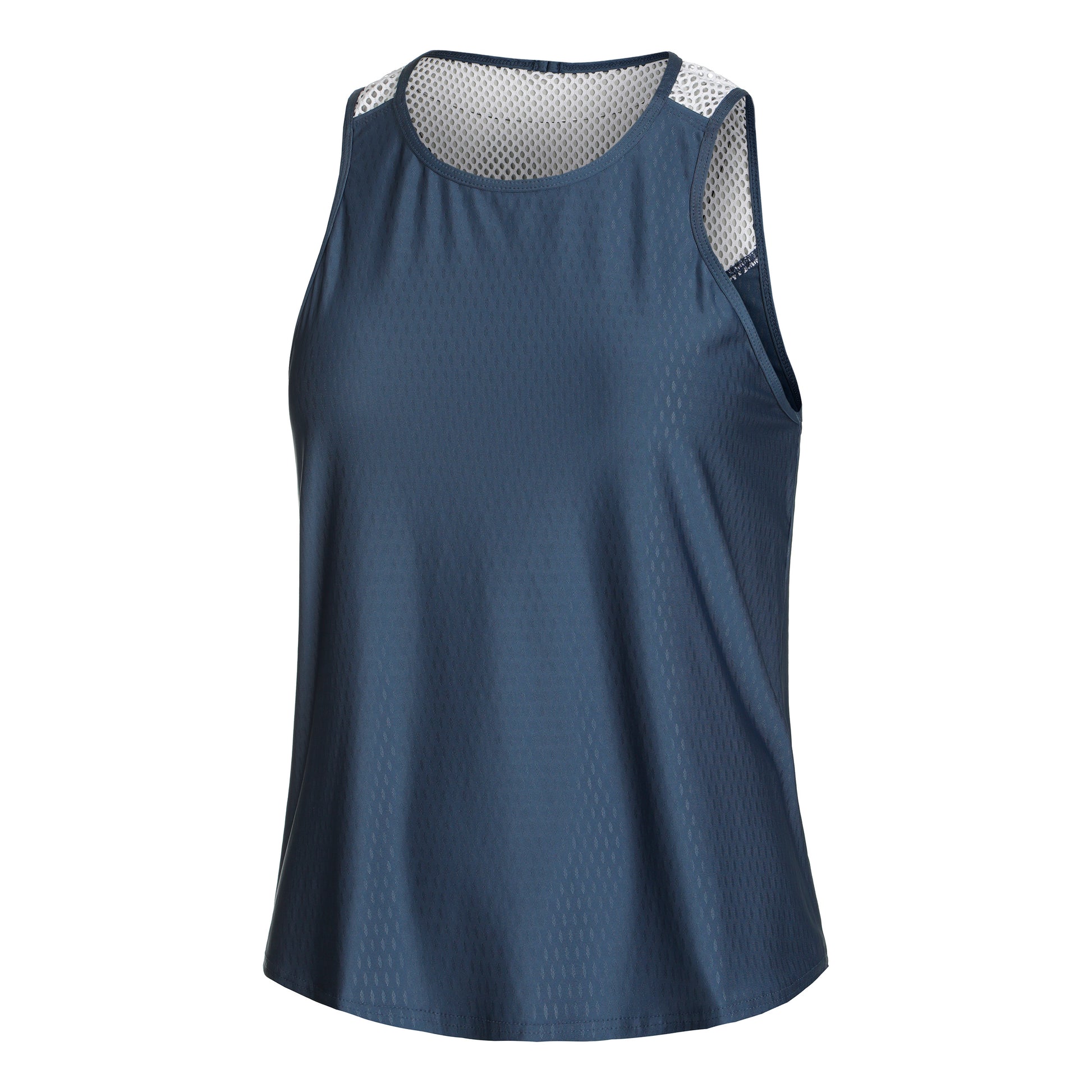 Lucky in Love Net It Be Tank Top Kobiety-Niebieski,Biały