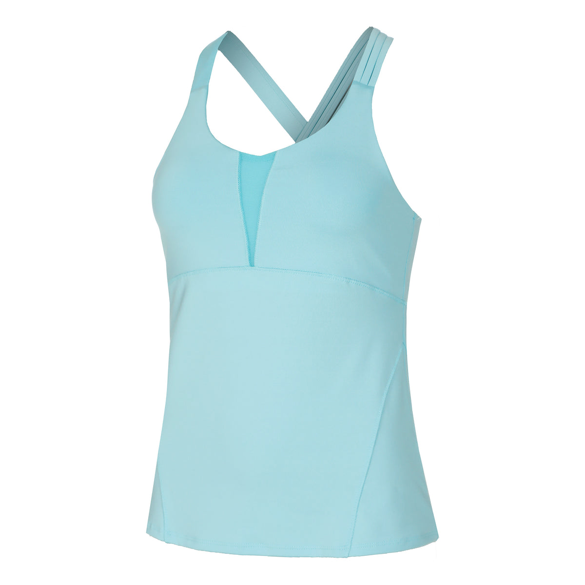 Lucky in Love Triple Strap with Bra Tank top Kobiety - jasnoniebieski,