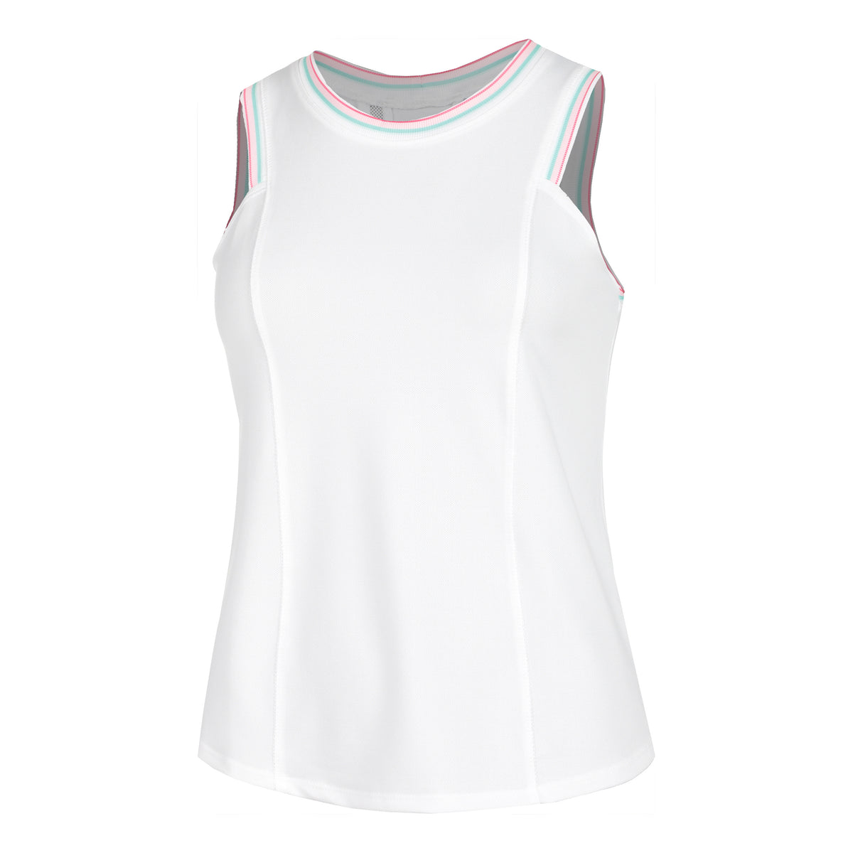 Lucky in Love Retro Deco Tank top Kobiety - biały,
