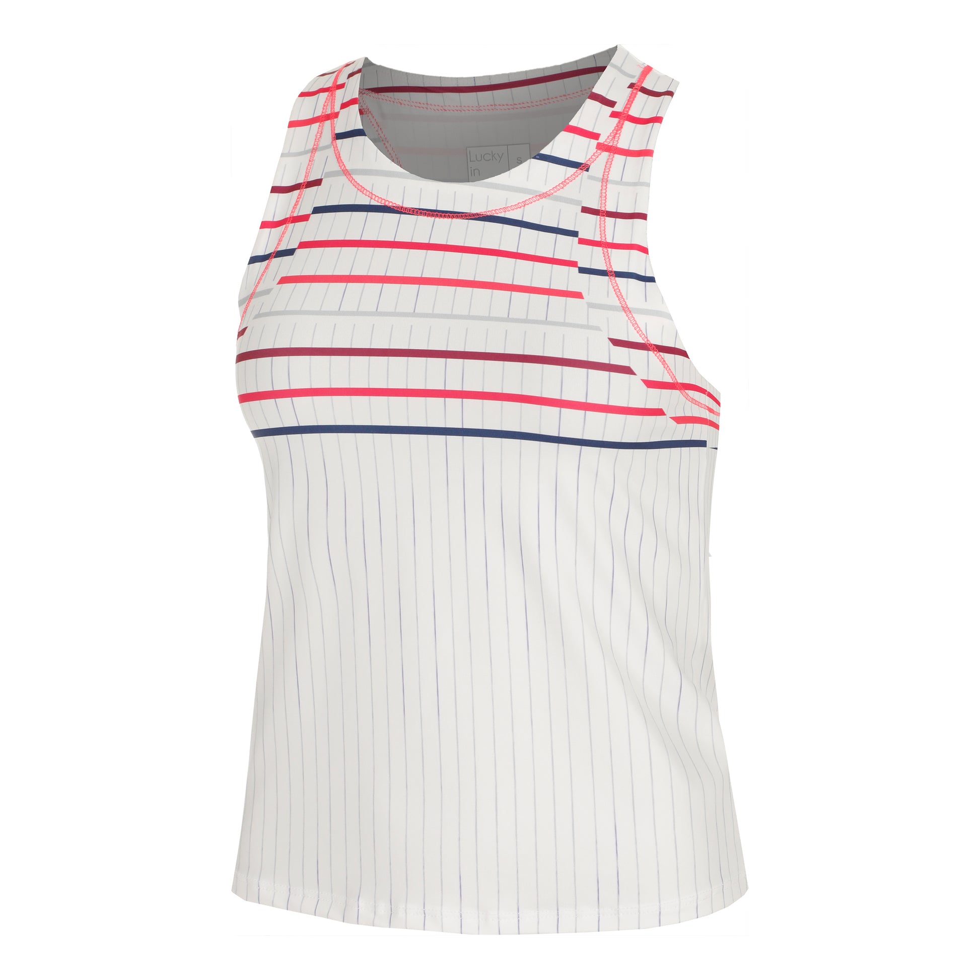 Lucky in Love Berry Buzz Tank Top Kobiety-Biały,Wielokolorowy