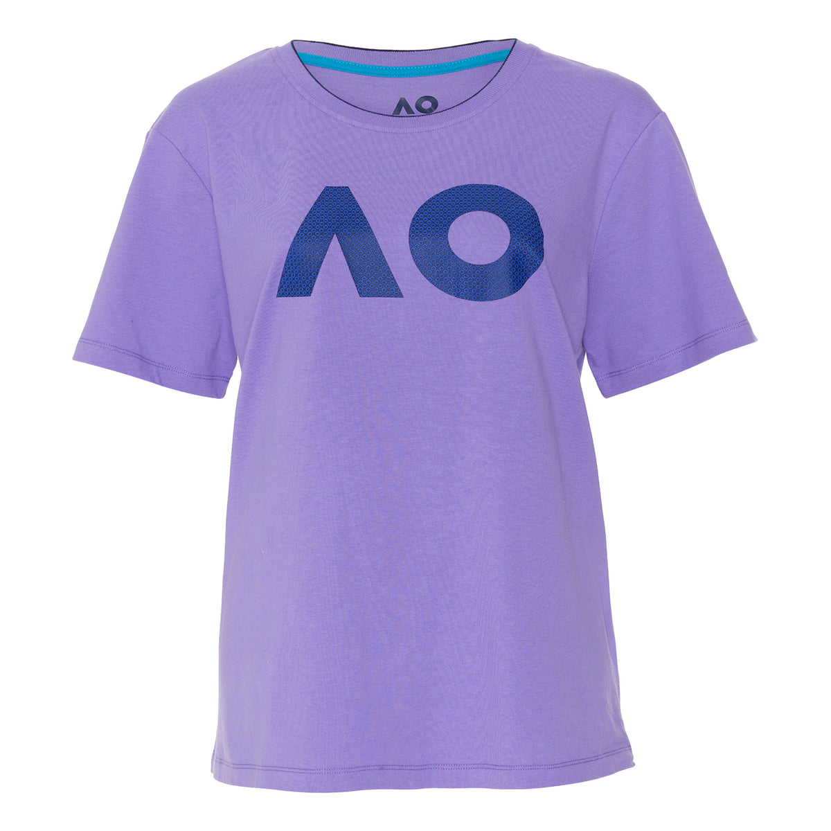 Australian Open AO Stack Print Core Logo Koszulka Kobiety - fioletowy,