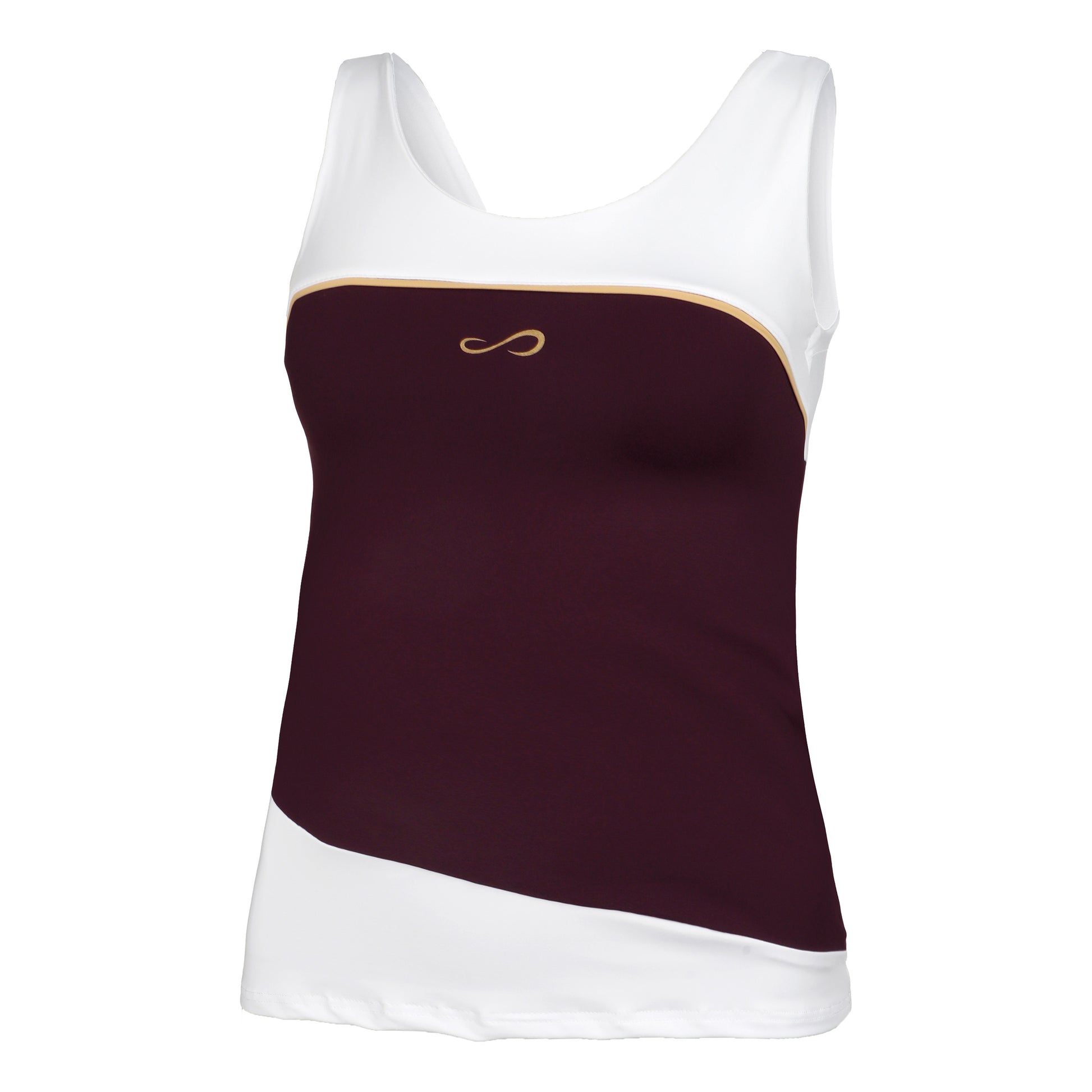 Endless Curve Tank top Kobiety - fioletowy, biały