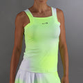 Breeze Tank Top Kobiety-Neonowy Żółty,Biały
