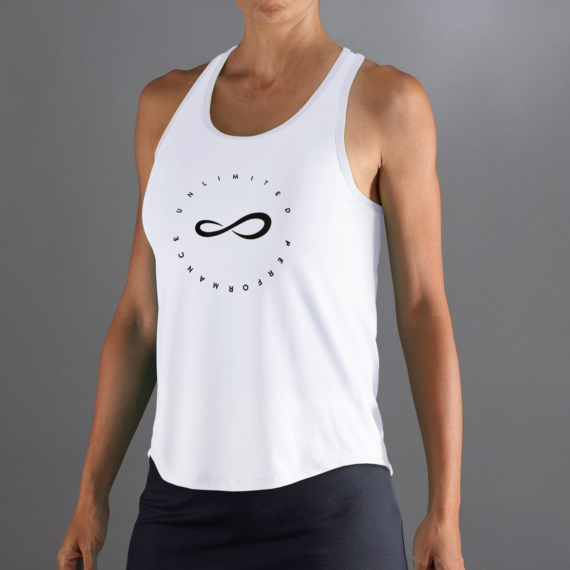 Endless Cercle Tank Top Kobiety-Biały