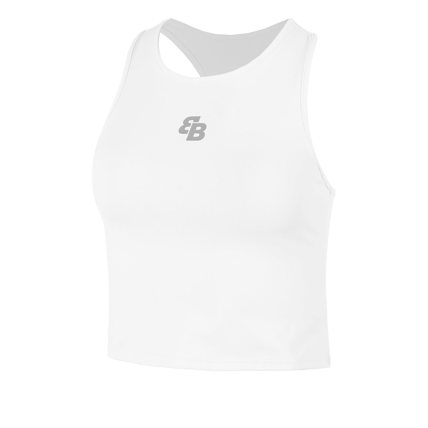 BB by Belen Berbel Basica Corta Tank Top Kobiety-Biały