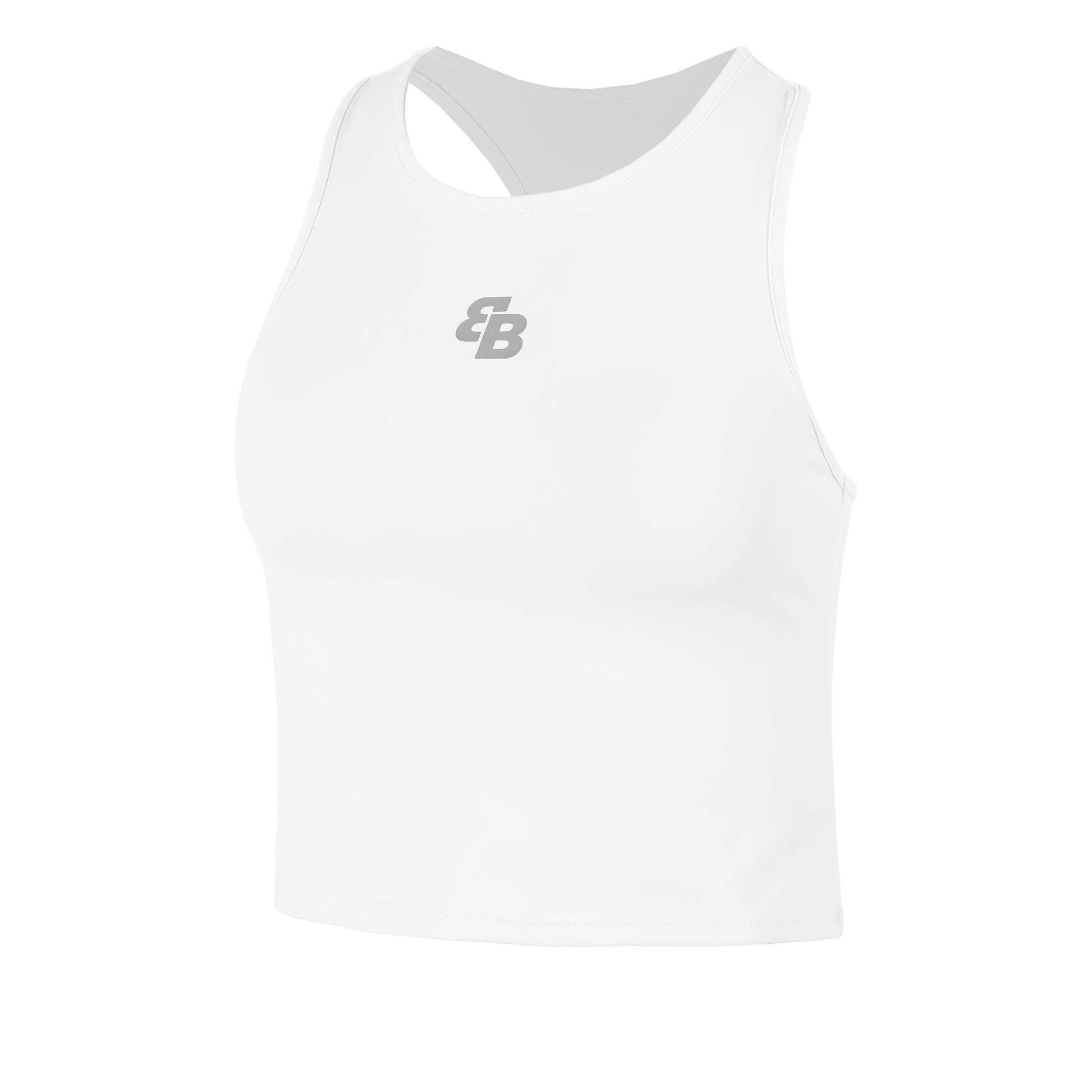BB by Belen Berbel Basica Corta Tank Top Kobiety-Biały