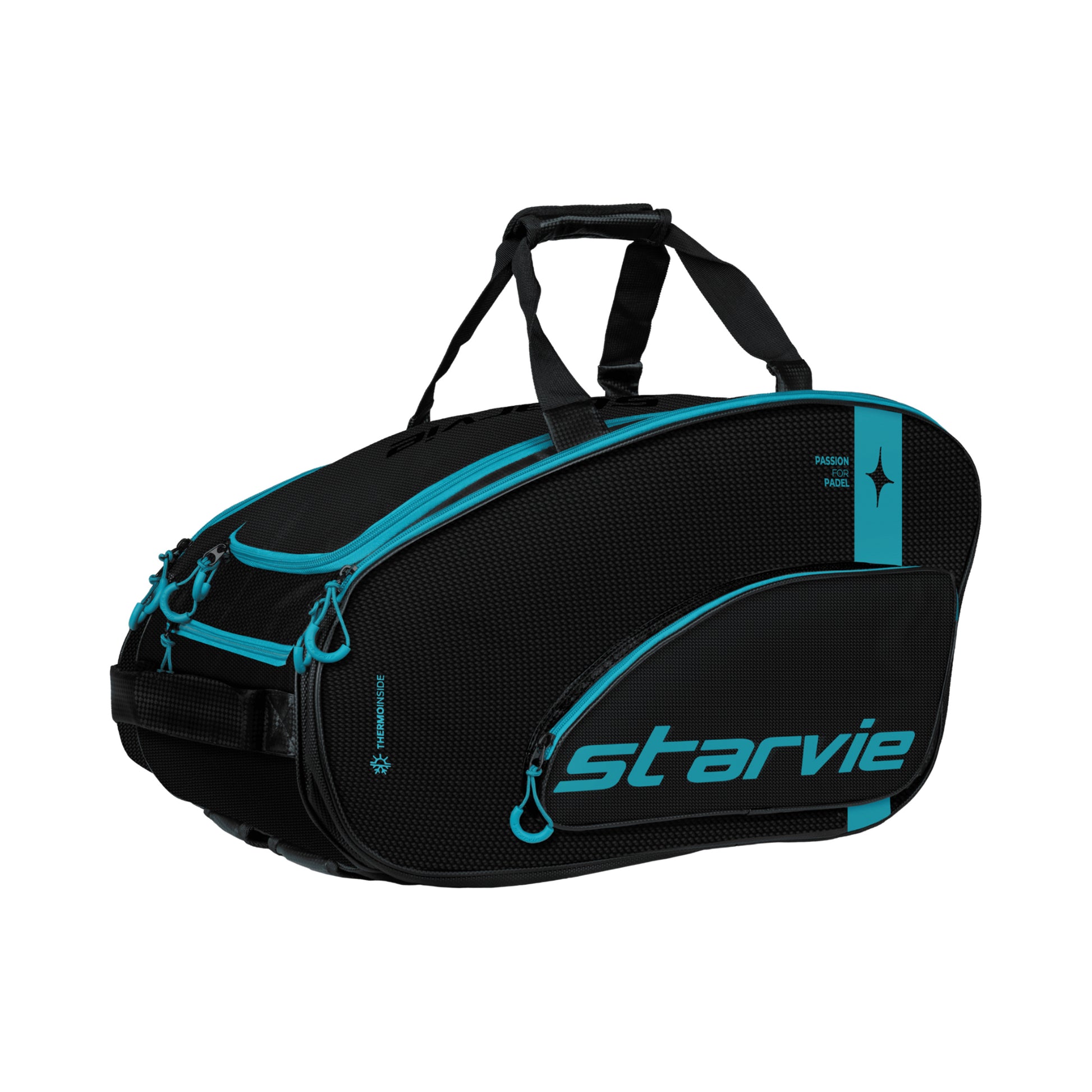 Starvie Premium Racing Drax Torba Na Rakiete Do Padla-Czarny,Turkus