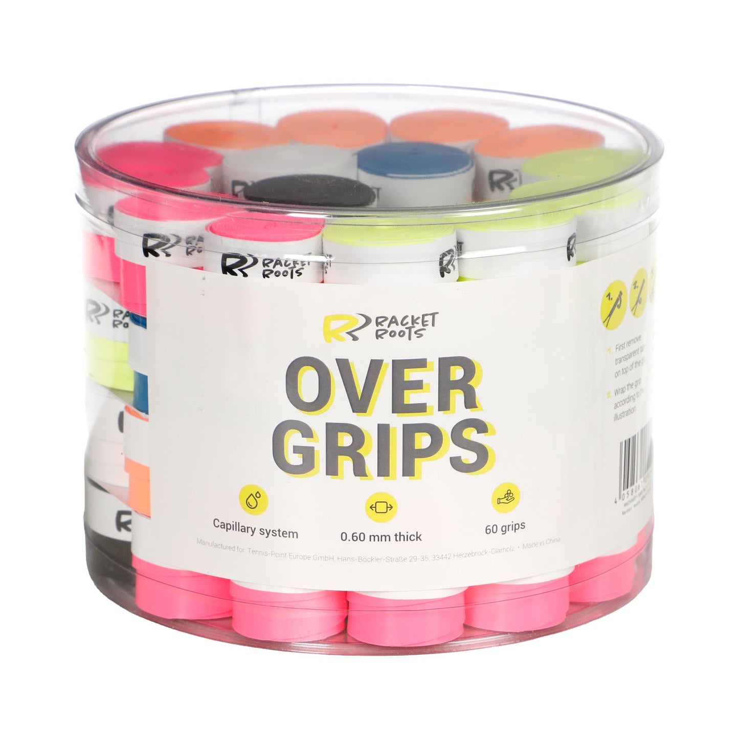 Racket Roots Overgrip Opakowanie 60 Szt.-Wielokolorowy