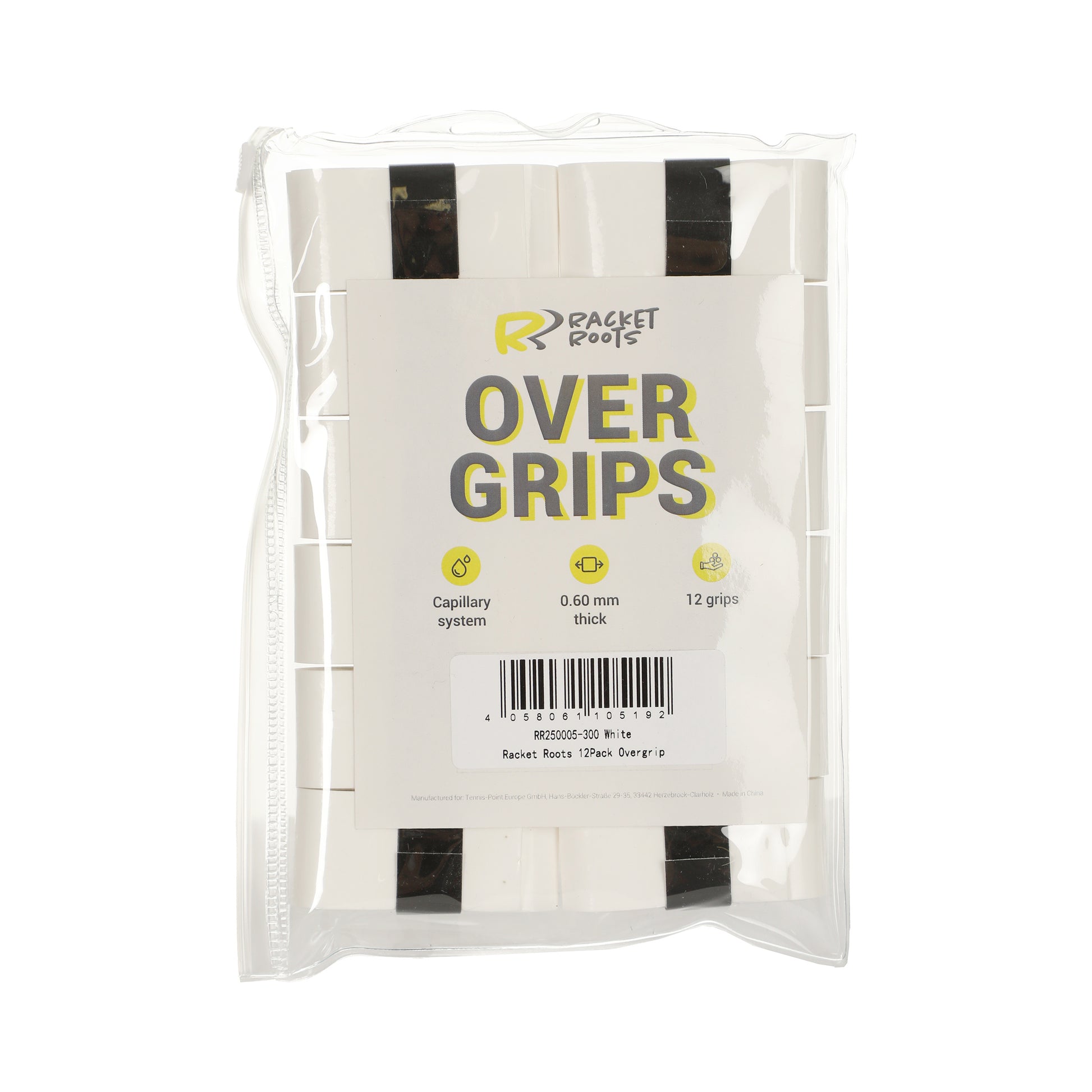Racket Roots RR Grip Opakowanie 12 szt. - biały