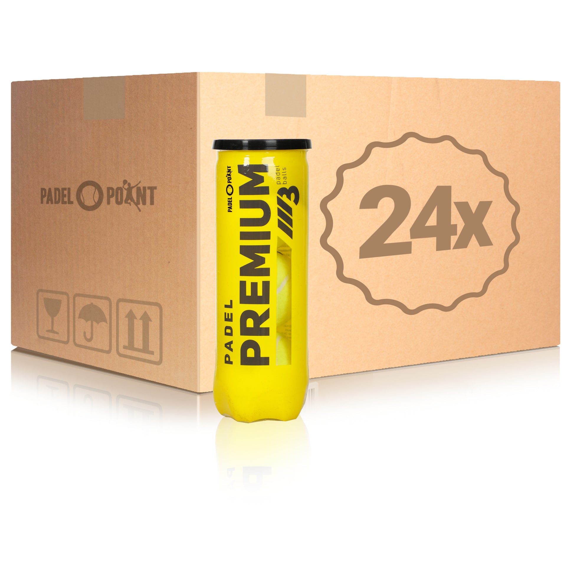 Padel-Point 24x puszka 3 szt. Premium Ball W KARTONIE