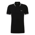 Paul  slim fit Polo Mężczyźni - czarny,