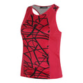 Miria Printed Tank Top Kobiety-Czerwony,Czarny
