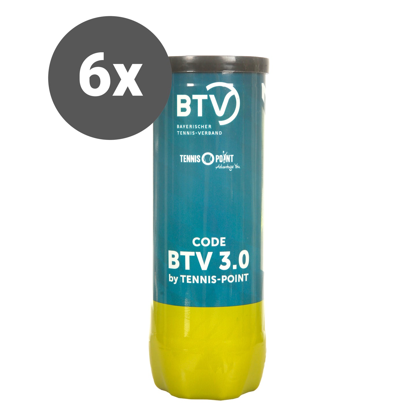 BTV Puszka 3 szt. Spieltagspaket 6x Code BTV 3.0 by Tennis Point