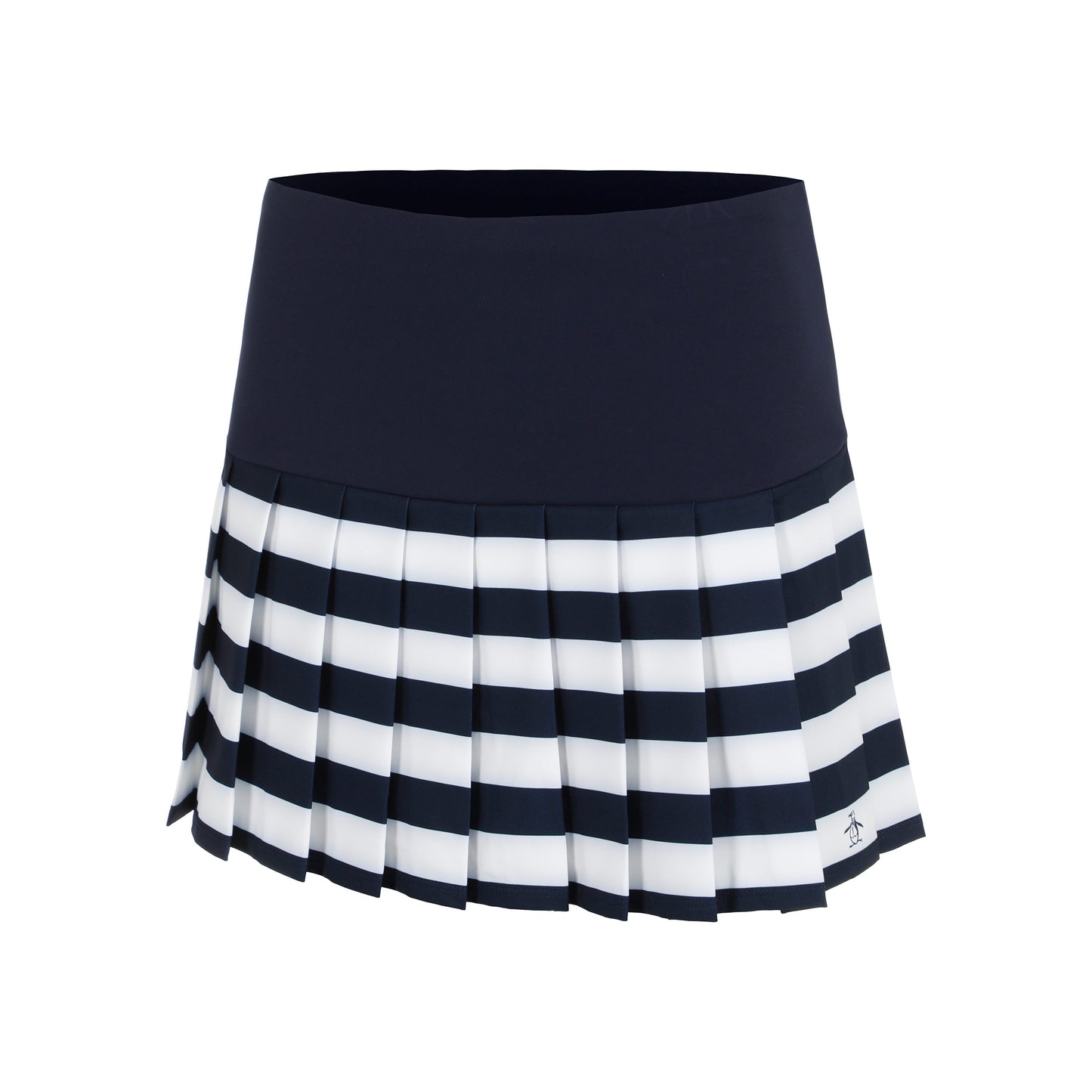 Original Penguin Striped Pleated Spódnica Kobiety-Ciemnoniebieski