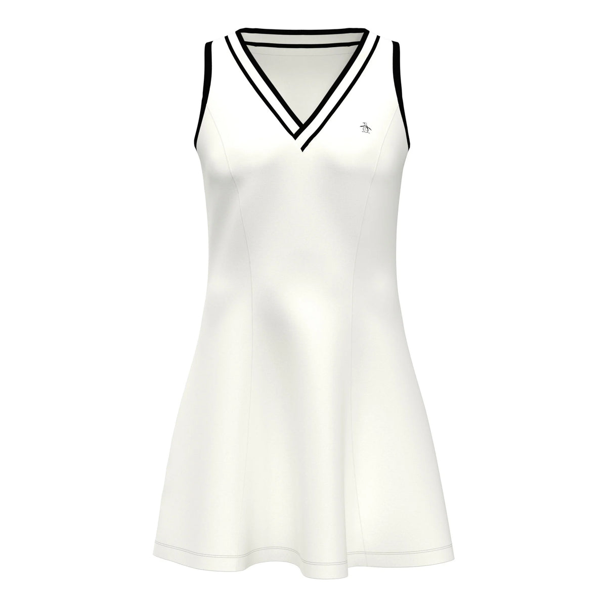 Original Penguin Contrast Sukienka Kobiety-Biały